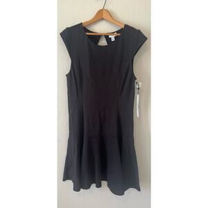 New with Tags Women's Kate Young Black cocktail party dress gold‎ zipper Size 12
